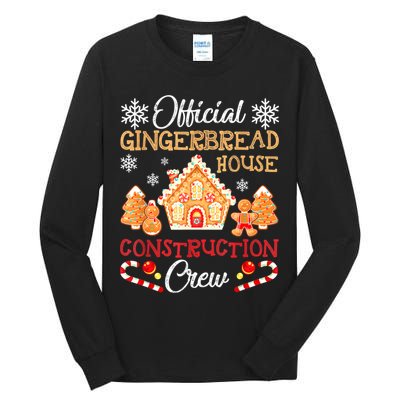 Gingerbread House Construction Crew Gingerbread Tall Long Sleeve T-Shirt