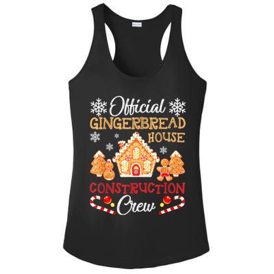 Gingerbread House Construction Crew Gingerbread Ladies PosiCharge Competitor Racerback Tank