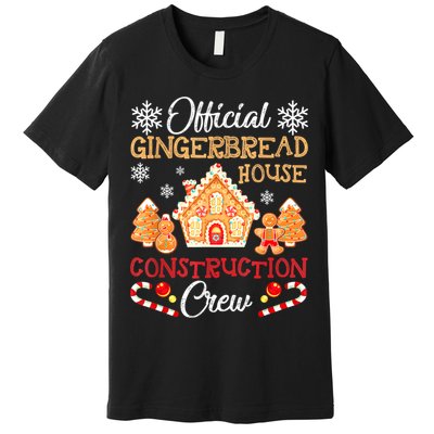 Gingerbread House Construction Crew Gingerbread Premium T-Shirt