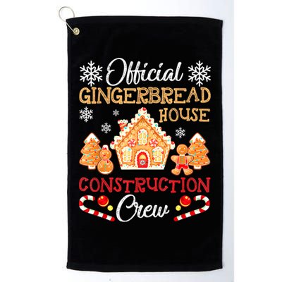 Gingerbread House Construction Crew Gingerbread Golf Towel