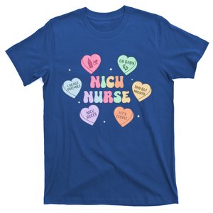 Groovy Heart Candy Nicu Nurse Valentines Day T-Shirt