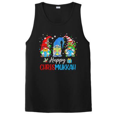 Gnomes Happy Chrismukkah Hanukkah Merry Christmas Pajamas PosiCharge Competitor Tank