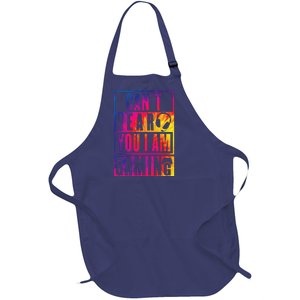 Gamer Headset Controller CanT Hear You IM Gaming Tie Dye Full-Length Apron With Pockets