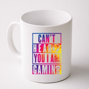 Gamer Headset Controller CanT Hear You IM Gaming Tie Dye Coffee Mug