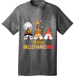 Gnomes Halloween Christmas Thanksgiving Happy Hallothanksmas T-Shirt