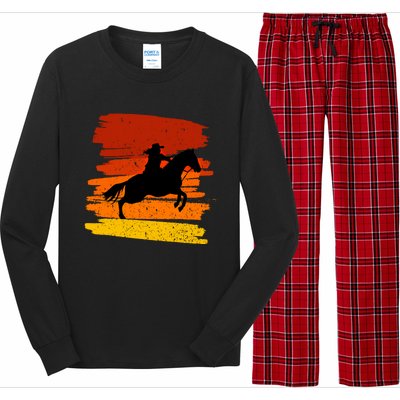 Gallop Horses Cow For Rodeo And Lasso Lovers Gift Long Sleeve Pajama Set