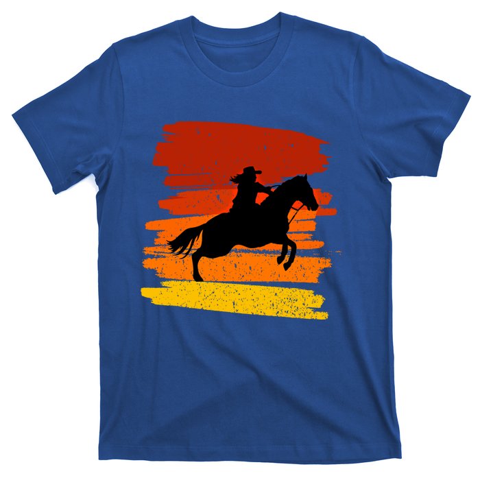 Gallop Horses Cow For Rodeo And Lasso Lovers Gift T-Shirt