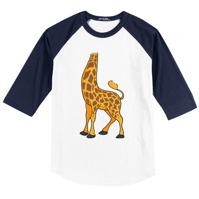 Giraffe Halloween Costume Cool Animal DressUp Gift Baseball Sleeve Shirt