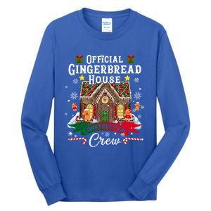 Gingerbread House Construction Crew Christmas Day Gift Tall Long Sleeve T-Shirt