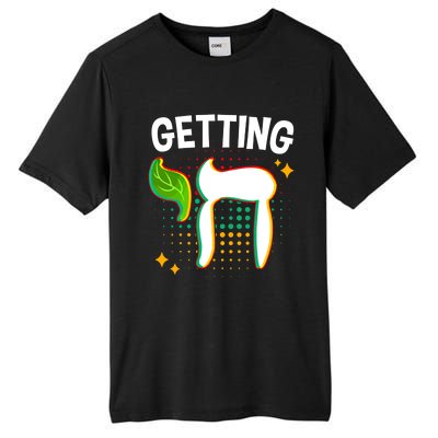 Getting High Chai Jewish Chanukkah Hanukkah Passover Sukkot Gift Tall Fusion ChromaSoft Performance T-Shirt