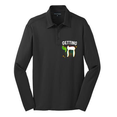 Getting High Chai Jewish Chanukkah Hanukkah Passover Sukkot Gift Silk Touch Performance Long Sleeve Polo