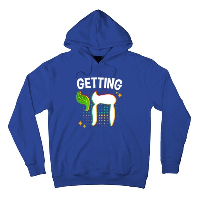 Getting High Chai Jewish Chanukkah Hanukkah Passover Sukkot Gift Hoodie