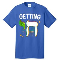 Getting High Chai Jewish Chanukkah Hanukkah Passover Sukkot Gift Tall T-Shirt