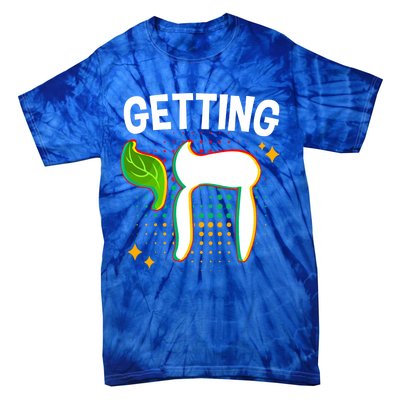 Getting High Chai Jewish Chanukkah Hanukkah Passover Sukkot Gift Tie-Dye T-Shirt