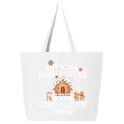 Gingerbread House Construction Crew Decorating 25L Jumbo Tote