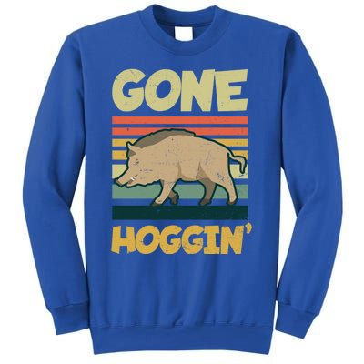 Gone Hoggin Design Boar Hunting Gift Sweatshirt