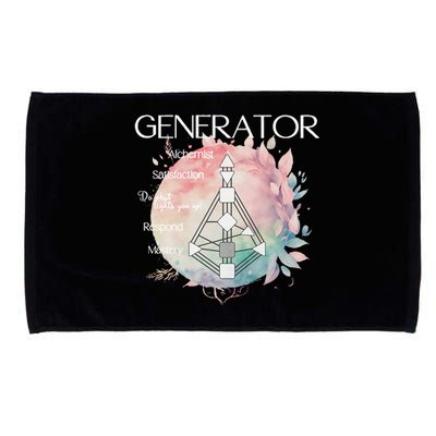 Generators Human Design Gift Pastel Aura Microfiber Hand Towel