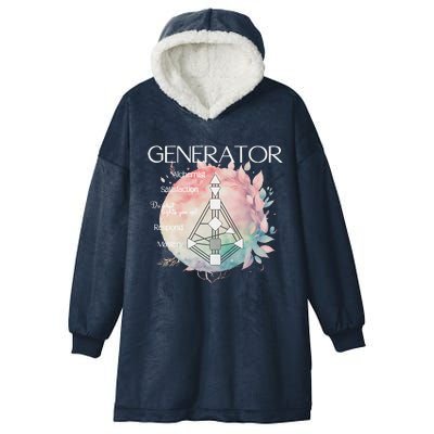 Generators Human Design Gift Pastel Aura Hooded Wearable Blanket