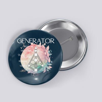 Generators Human Design Gift Pastel Aura Button