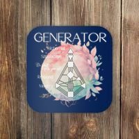 Generators Human Design Gift Pastel Aura Coaster