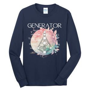 Generators Human Design Gift Pastel Aura Tall Long Sleeve T-Shirt