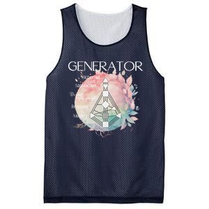 Generators Human Design Gift Pastel Aura Mesh Reversible Basketball Jersey Tank