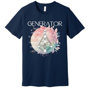 Generators Human Design Gift Pastel Aura Premium T-Shirt