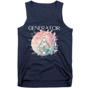 Generators Human Design Gift Pastel Aura Tank Top