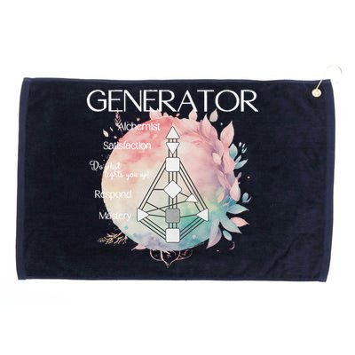 Generators Human Design Gift Pastel Aura Grommeted Golf Towel