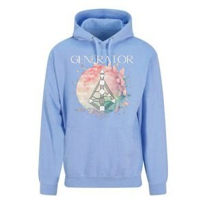 Generators Human Design Gift Pastel Aura Unisex Surf Hoodie