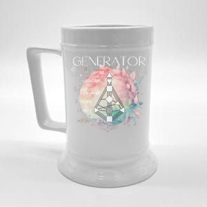 Generators Human Design Gift Pastel Aura Beer Stein