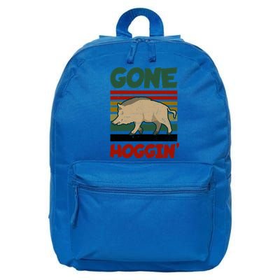 Gone Hoggin Design Boar Hunting Gift 16 in Basic Backpack