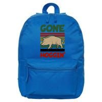Gone Hoggin Design Boar Hunting Gift 16 in Basic Backpack
