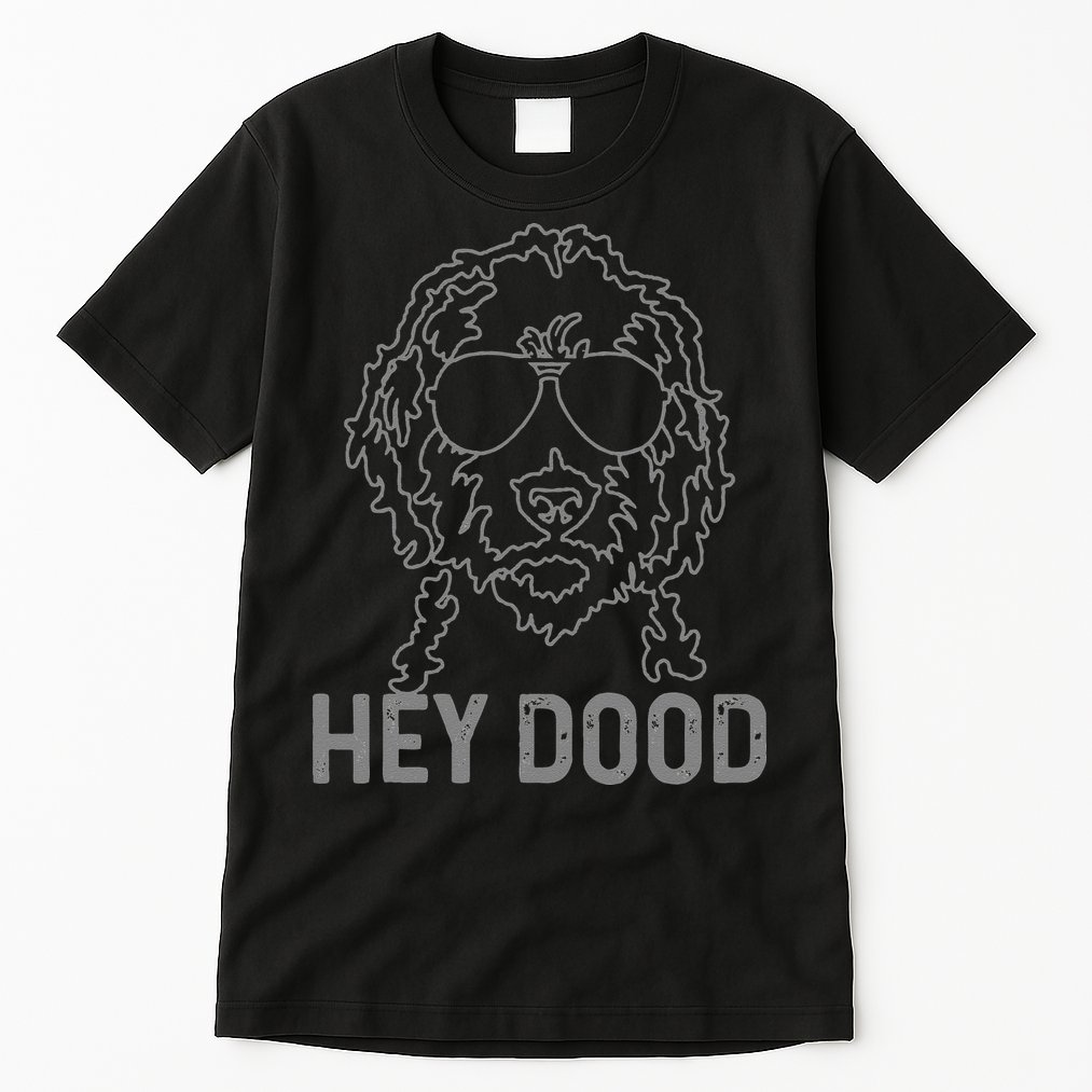 Goldendoodle Hey Dood Funny Labradoodle Golden Doodle Dog Gift Tall T-Shirt