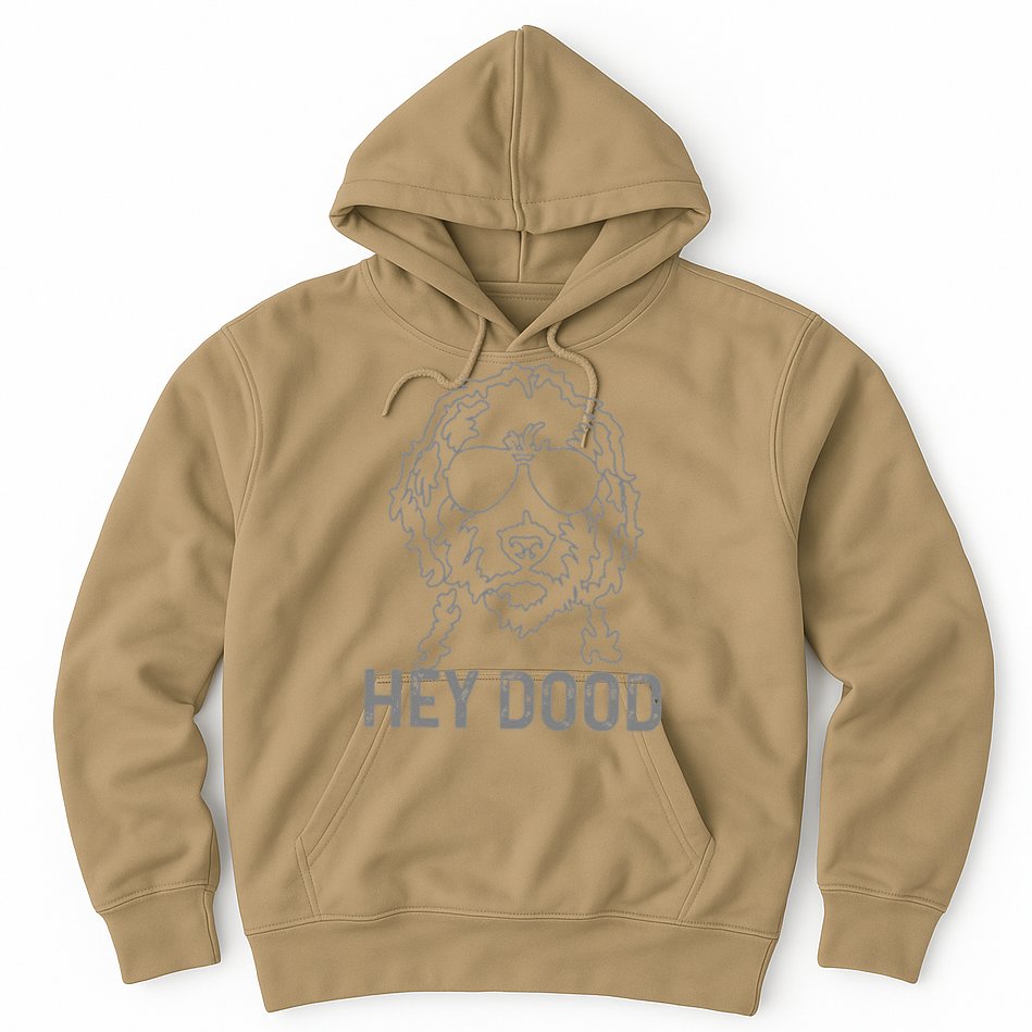Goldendoodle Hey Dood Funny Labradoodle Golden Doodle Dog Gift Hoodie