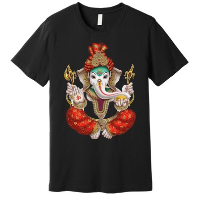 Ganesh Hindu Deity Lord Ganesha Premium T-Shirt