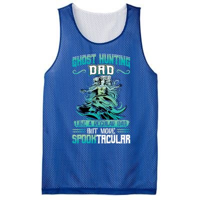 Ghost Hunting Dad Paranormal Investigation Cool Gift Mesh Reversible Basketball Jersey Tank