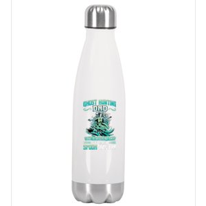 Ghost Hunting Dad Paranormal Investigation Cool Gift Stainless Steel Insulated Water Bottle