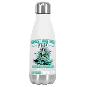 Ghost Hunting Dad Paranormal Investigation Cool Gift Stainless Steel Insulated Water Bottle