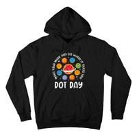 Groovy Happy Dot Day 2024 Colorful Polka Dot Hoodie