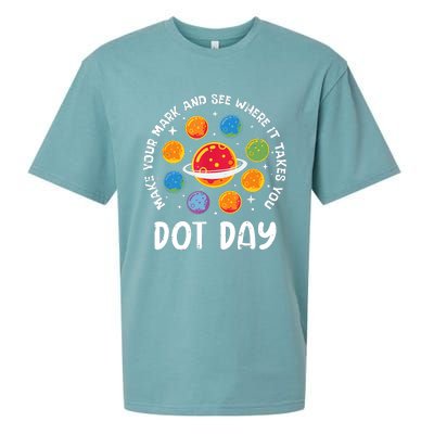 Groovy Happy Dot Day 2024 Colorful Polka Dot Sueded Cloud Jersey T-Shirt