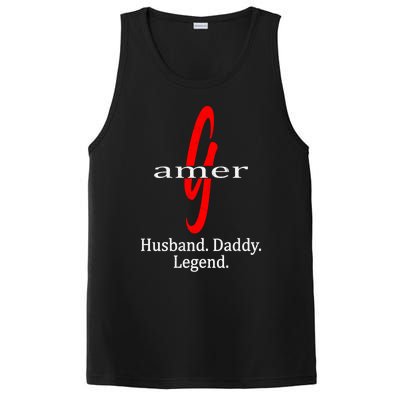 Gamer Husband Daddy Legend Dad Novelty Gamers Cool Gift PosiCharge Competitor Tank