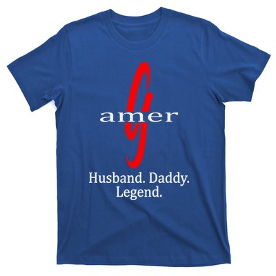 Gamer Husband Daddy Legend Dad Novelty Gamers Cool Gift T-Shirt