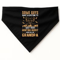 Grandpa Hunting Design USA-Made Doggie Bandana