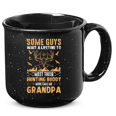 Grandpa Hunting Design 15oz Campfire Ceramic Mug