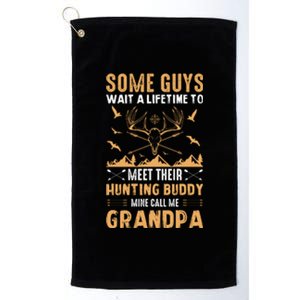 Grandpa Hunting Design Platinum Collection Golf Towel