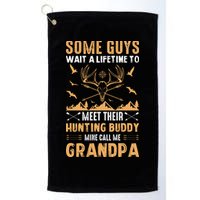 Grandpa Hunting Design Golf Towel