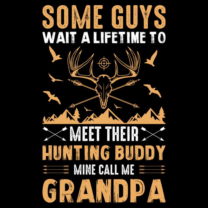 Grandpa Hunting Design Women's V-Neck T-Shirt