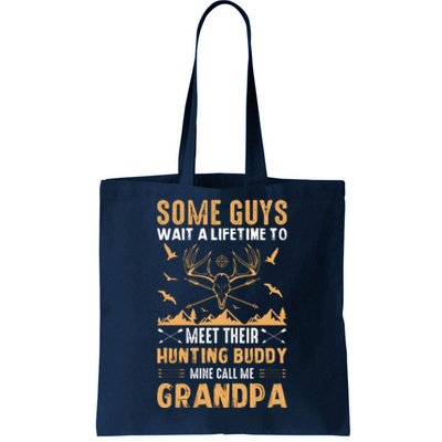 Grandpa Hunting Design Tote Bag