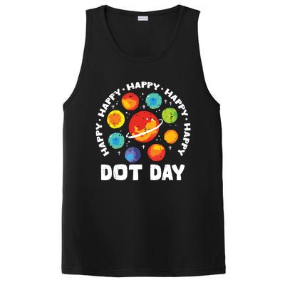 Groovy Happy Dot Day 2024 Colorful Polka Dot PosiCharge Competitor Tank